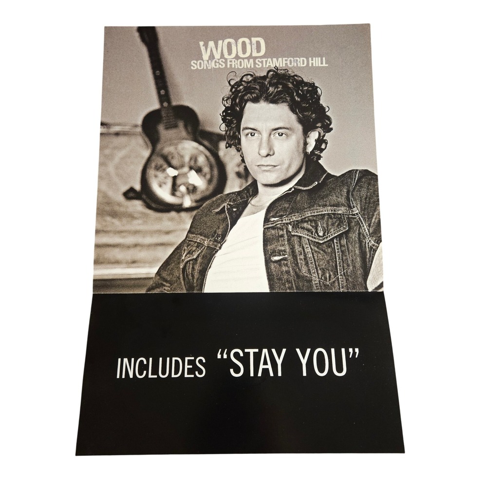 Wood Songs From Stamford Hill 1999 Promo Album Poster 12x18 Double‎ Sided